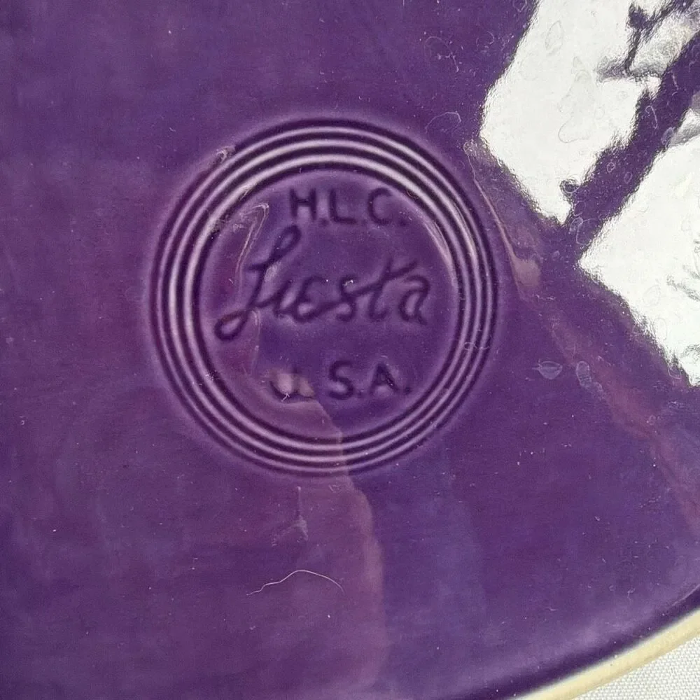 Fiesta Plum Platter Retired Purple Platter